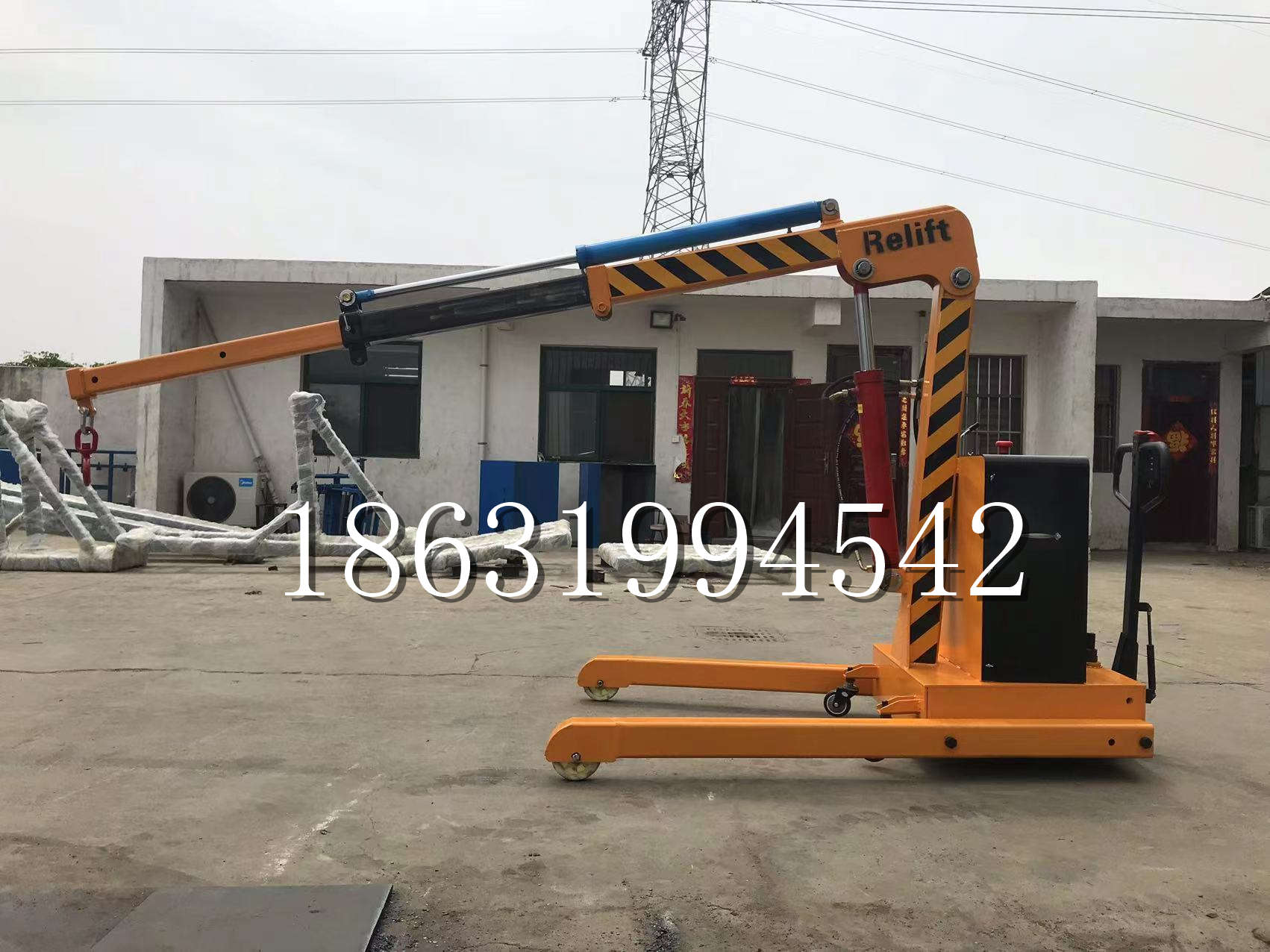 眉县久征定做3吨三轮随车吊 农用园林绿化移树吊 平板工程用小吊机