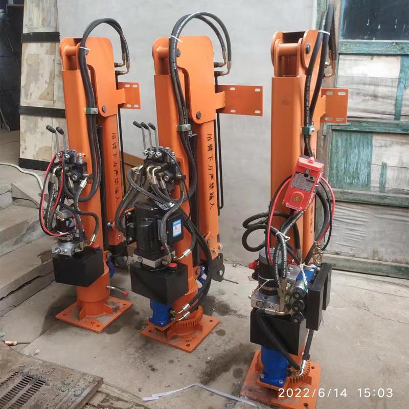 眉县重汽蓝牌随车吊 3.2吨 国六动力强 液压驱动 农用自卸起重机